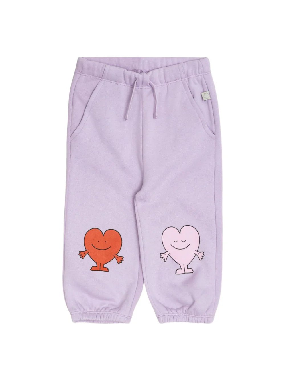 PANTALONE LILLA CON STAMPA A CUORE STELLA MCCARTNEY - Angel Luxury