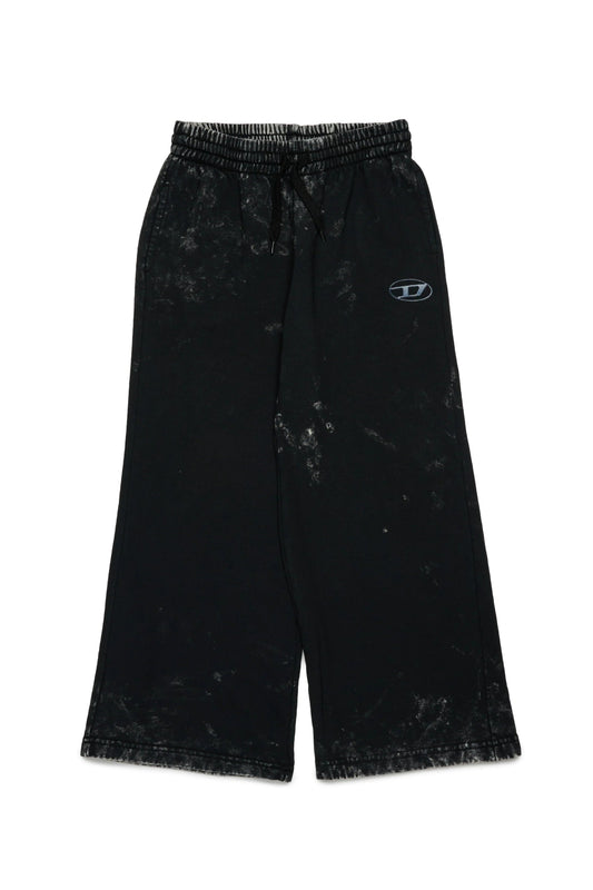PANTALONE MARMORIZZATO CON LOGO TRASPARENTE DIESEL - Angel Luxury