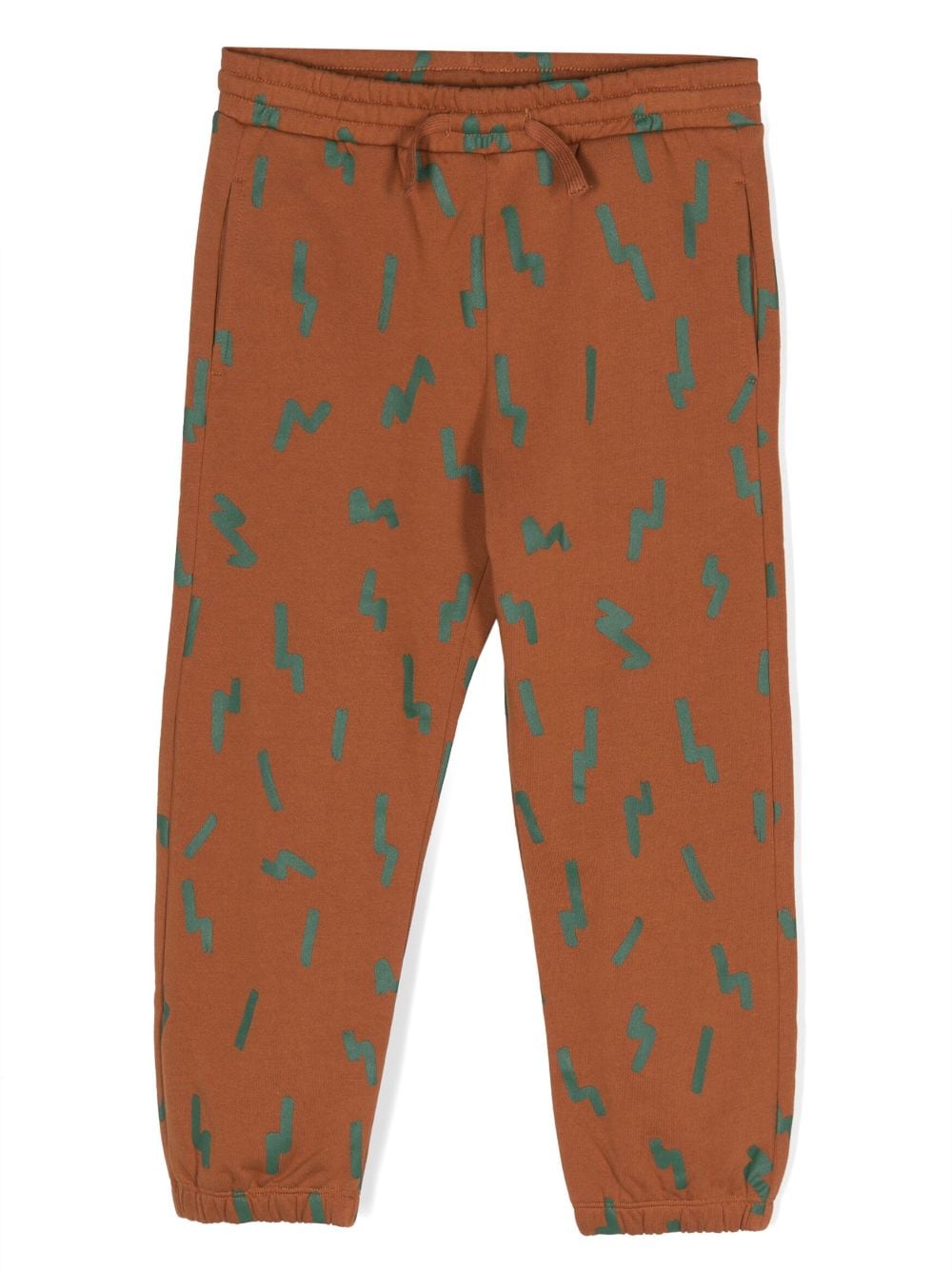 PANTALONE MARRONE CON FANTASIA STELLA MCCARTNEY - Angel Luxury
