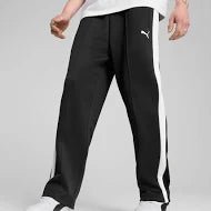 PANTALONE NERO - BIANCO PUMA - Angel Luxury