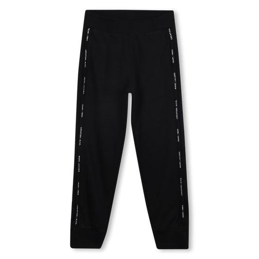 PANTALONE NERO CON BANDE LOGATE MARC JACOBS - Angel Luxury