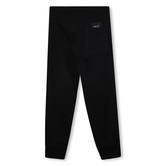 PANTALONE NERO CON BANDE LOGATE MARC JACOBS - Angel Luxury
