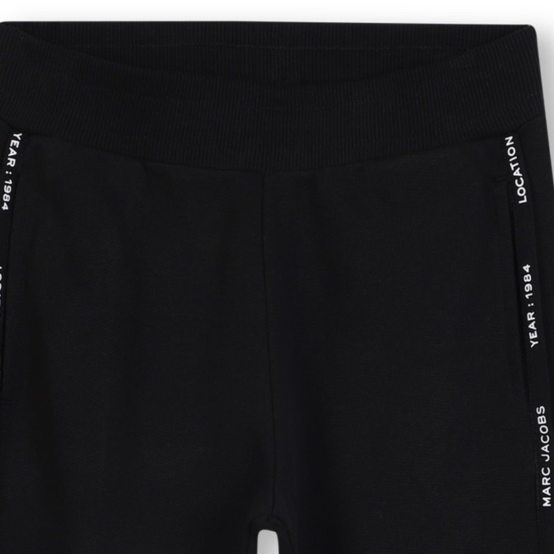PANTALONE NERO CON BANDE LOGATE MARC JACOBS - Angel Luxury