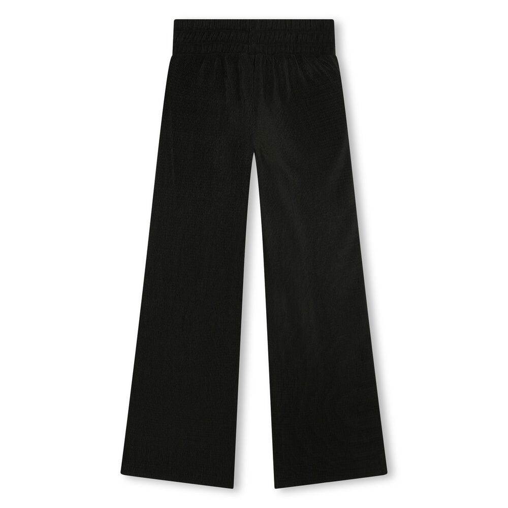 PANTALONE NERO CON LOGO DKNY - Angel Luxury