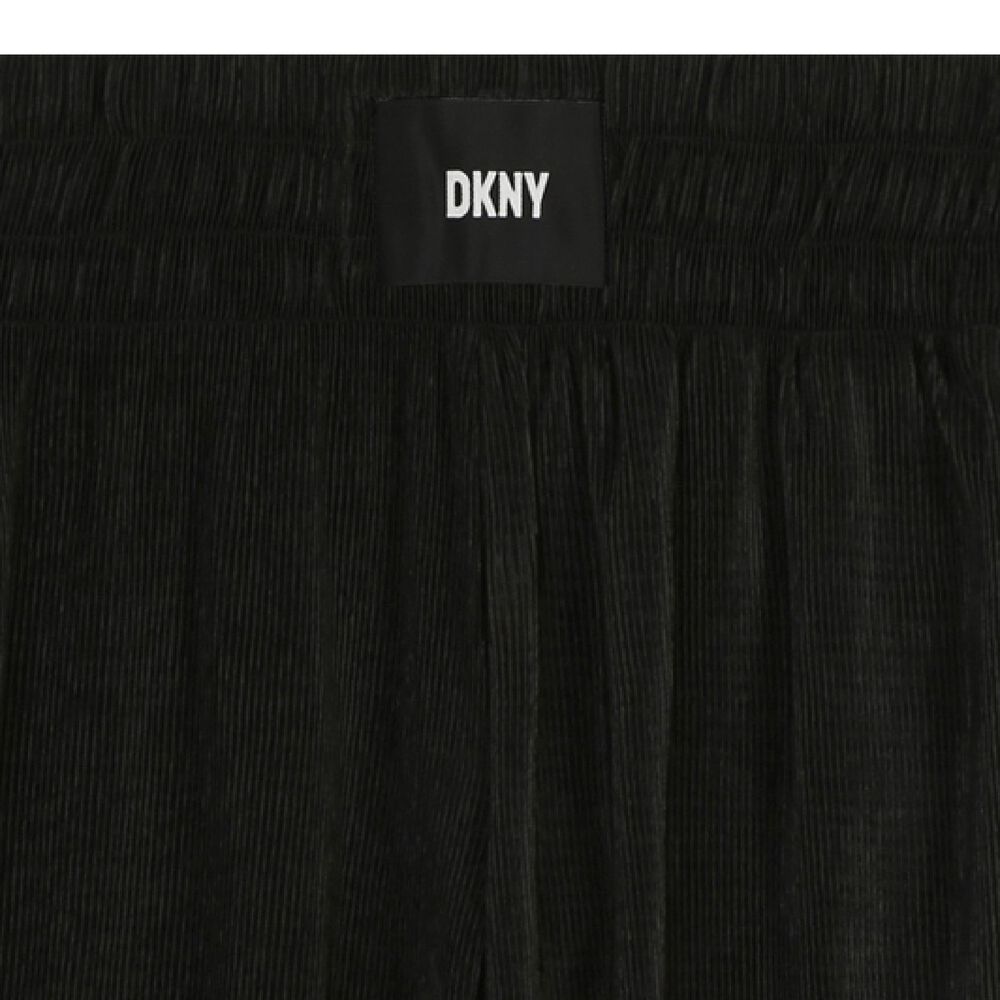 PANTALONE NERO CON LOGO DKNY - Angel Luxury