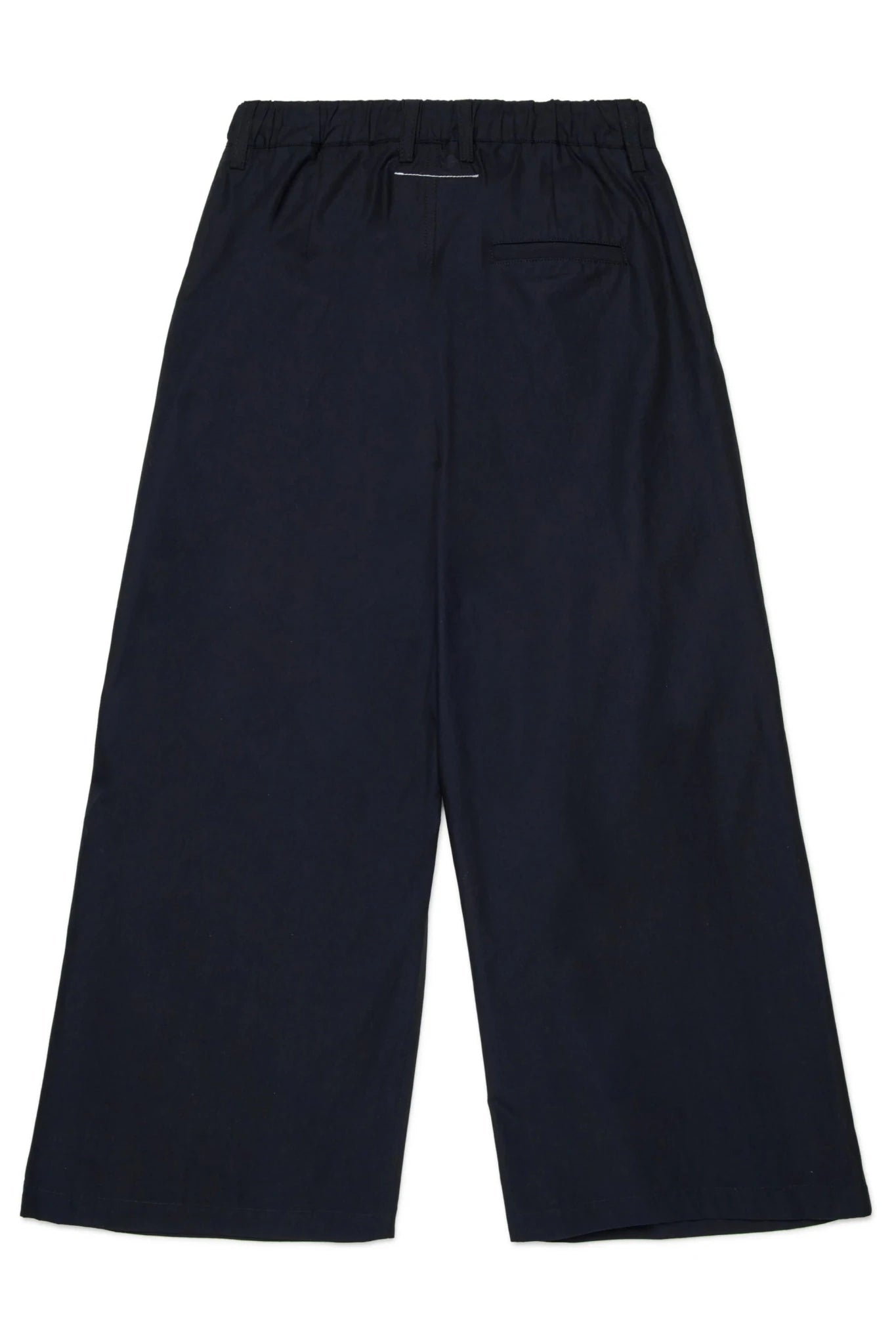 PANTALONE NERO CON LOGO NERO IN RICAMO MAISON MARGIELA - Angel Luxury