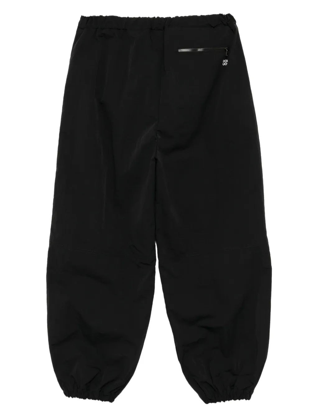 PANTALONE NERO CON LOGO SUL RETRO DOUUOD - Angel Luxury