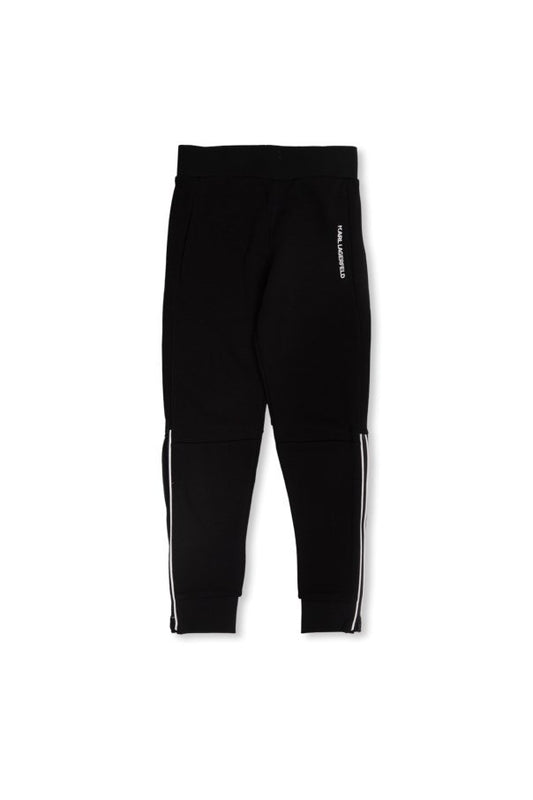 PANTALONE NERO KARL LAGERFELD - Angel Luxury