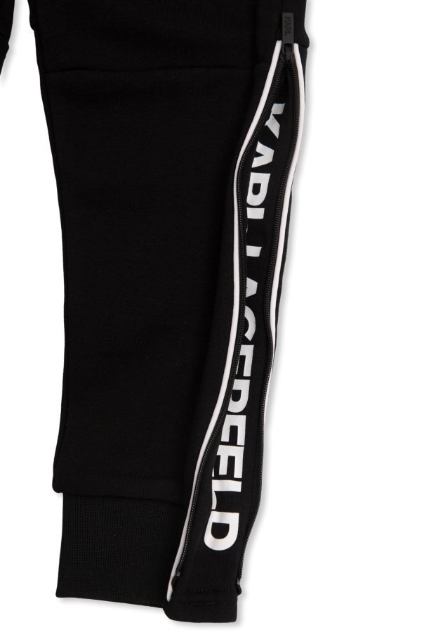 PANTALONE NERO KARL LAGERFELD - Angel Luxury