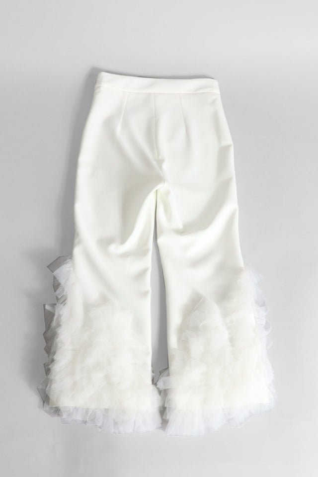 Pantalone Nunzia Corinna bianco - Angel Luxury