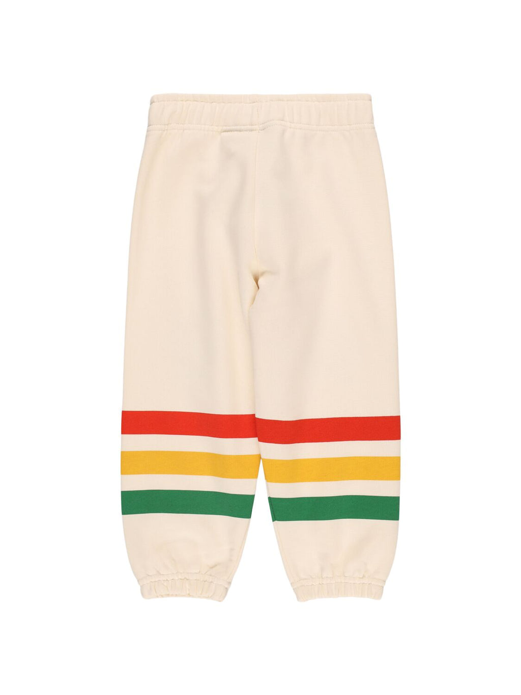 PANTALONE PANNA A RIGHE COLORATO CON ORSO MINI RODINI - Angel Luxury