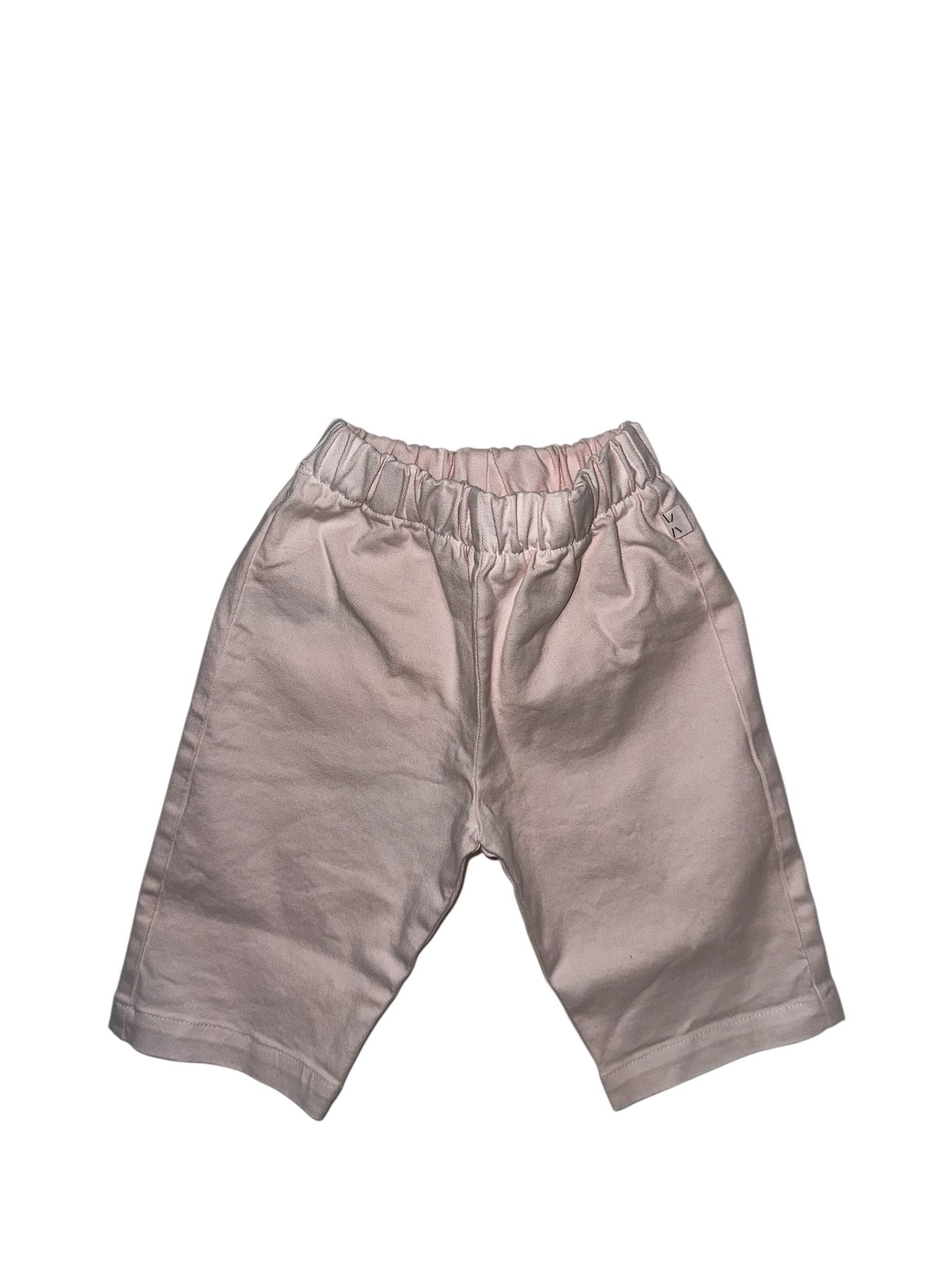 PANTALONE PER NEONATA ROSA TEDDY & MINOU - Angel Luxury