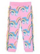 PANTALONE ROSA CON FANTASIA E FRANGE STELLA MCCARTNEY - Angel Luxury