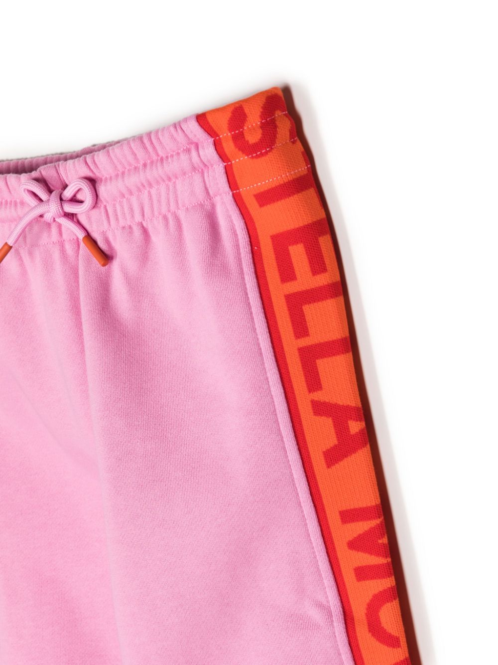 PANTALONE ROSA CON FASCE LATERALI STELLA MCCARTNEY - Angel Luxury