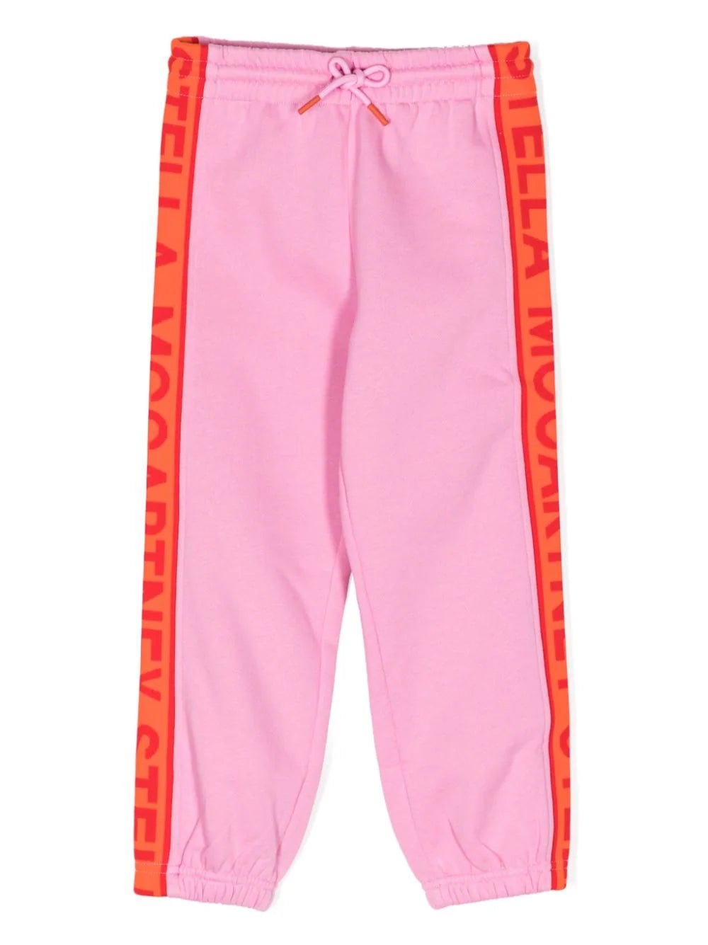 PANTALONE ROSA CON FASCE LATERALI STELLA MCCARTNEY - Angel Luxury