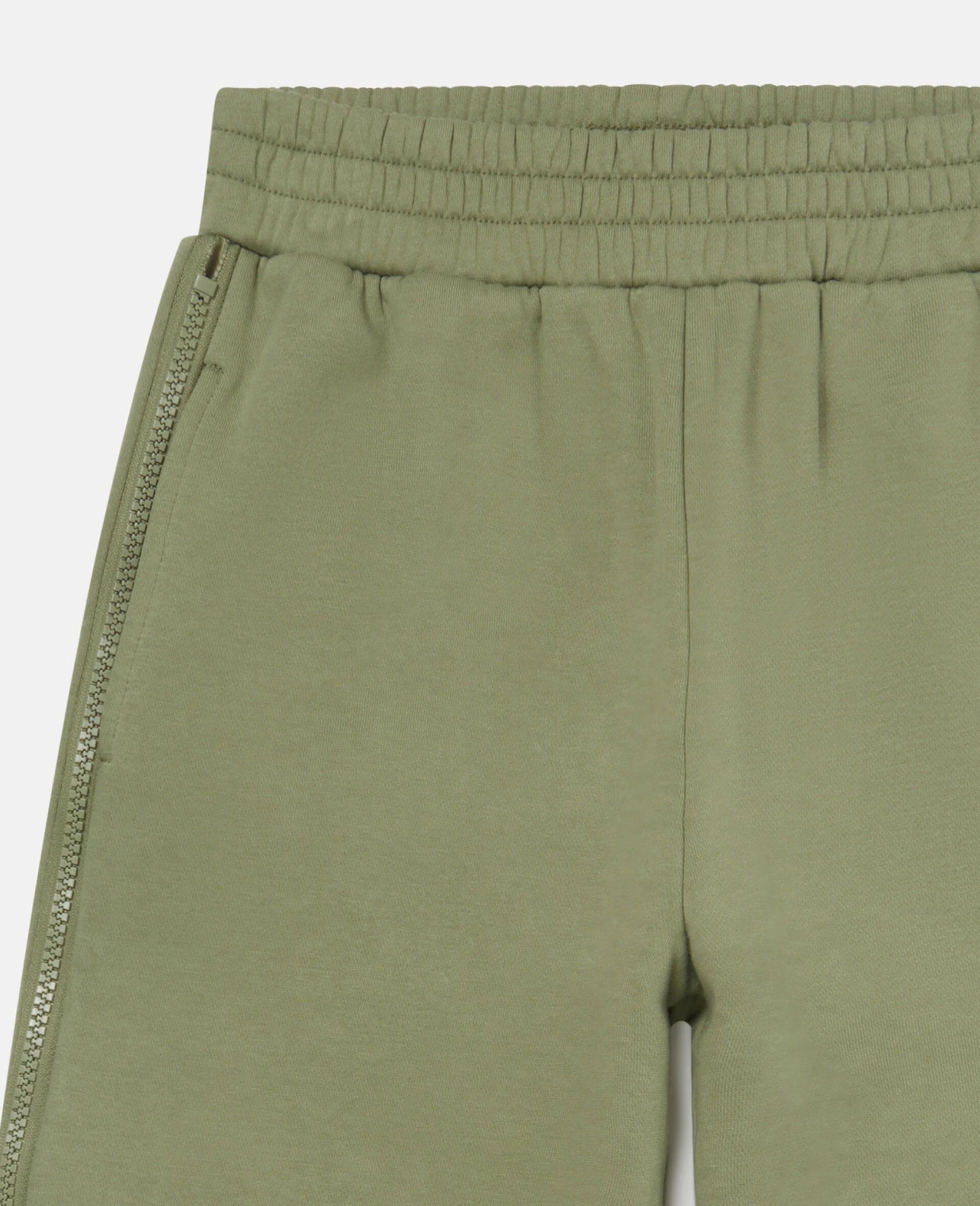 PANTALONE VERDE CON LOGO IN GOMMA STELLA MCCARTNEY - Angel Luxury