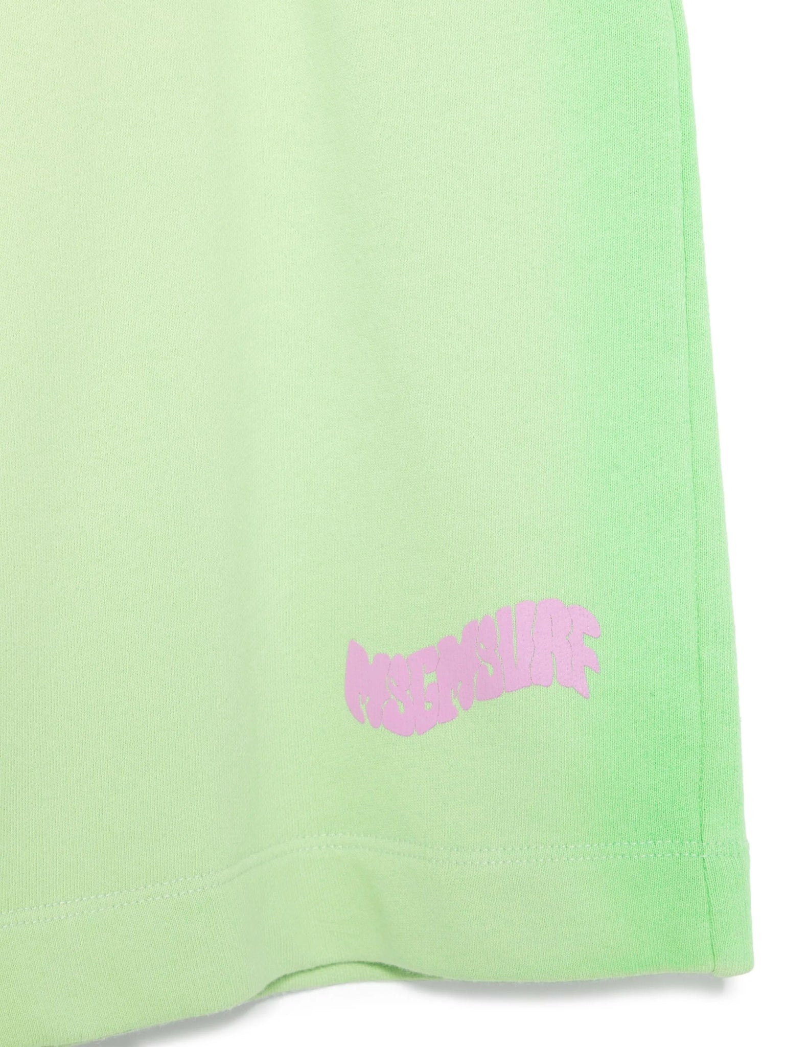 PANTALONE VERDE CON LOGO ROSA MSGM - Angel Luxury