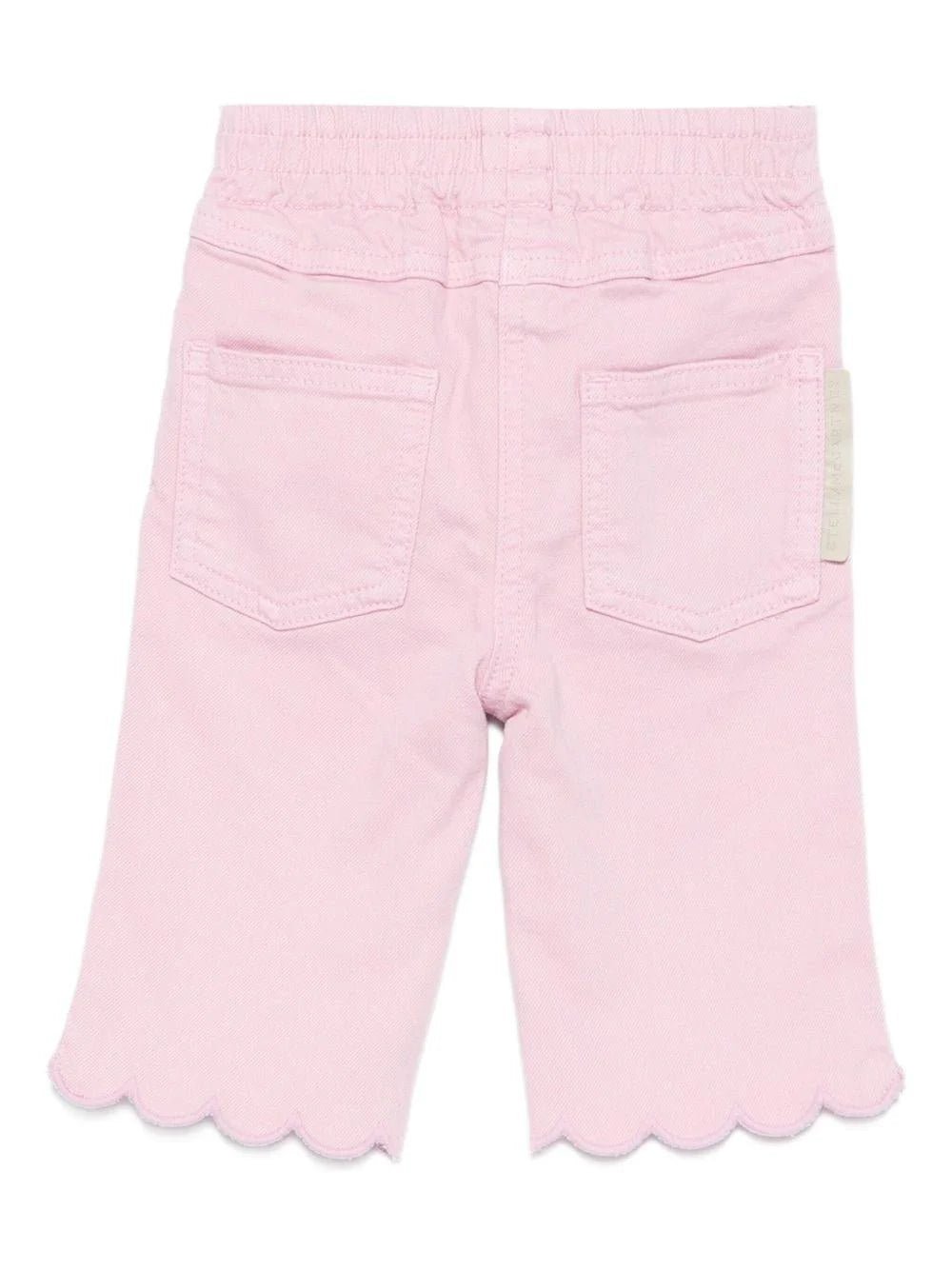 PANTALONI ROSA CON ORLO SMERALDO STELLA MCCARTNEY - Angel Luxury
