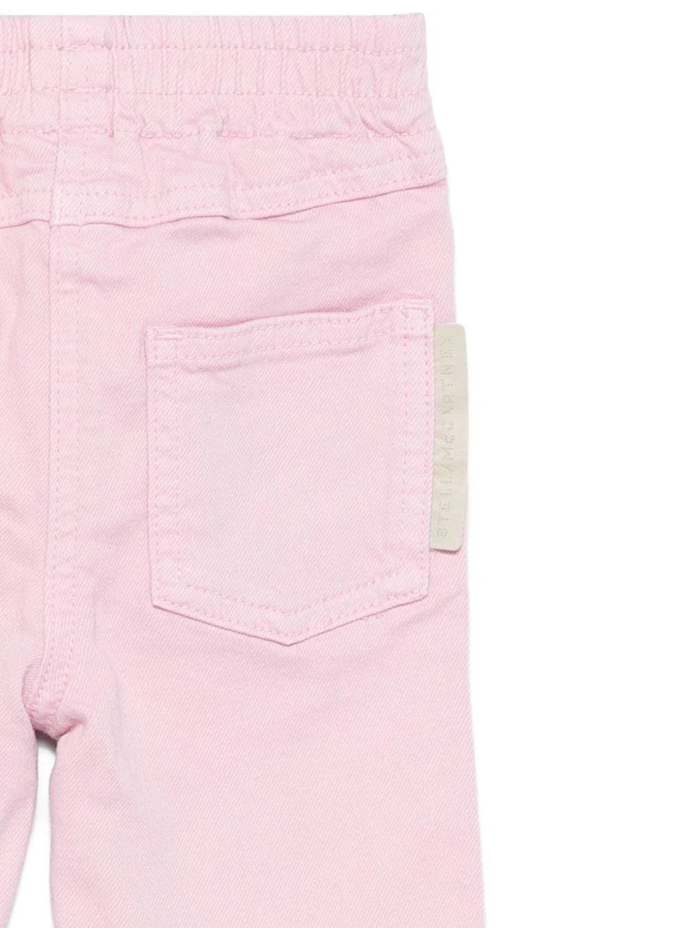 PANTALONI ROSA CON ORLO SMERALDO STELLA MCCARTNEY - Angel Luxury