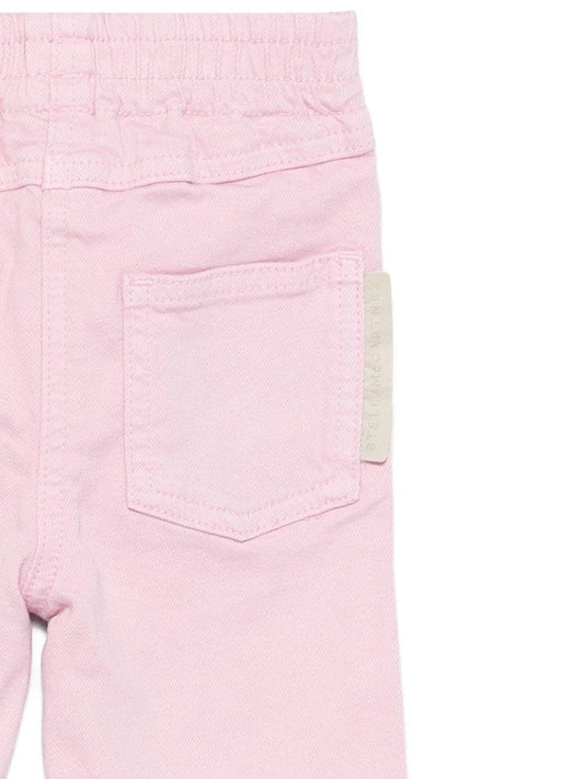 PANTALONI ROSA CON ORLO SMERALDO STELLA MCCARTNEY - Angel Luxury