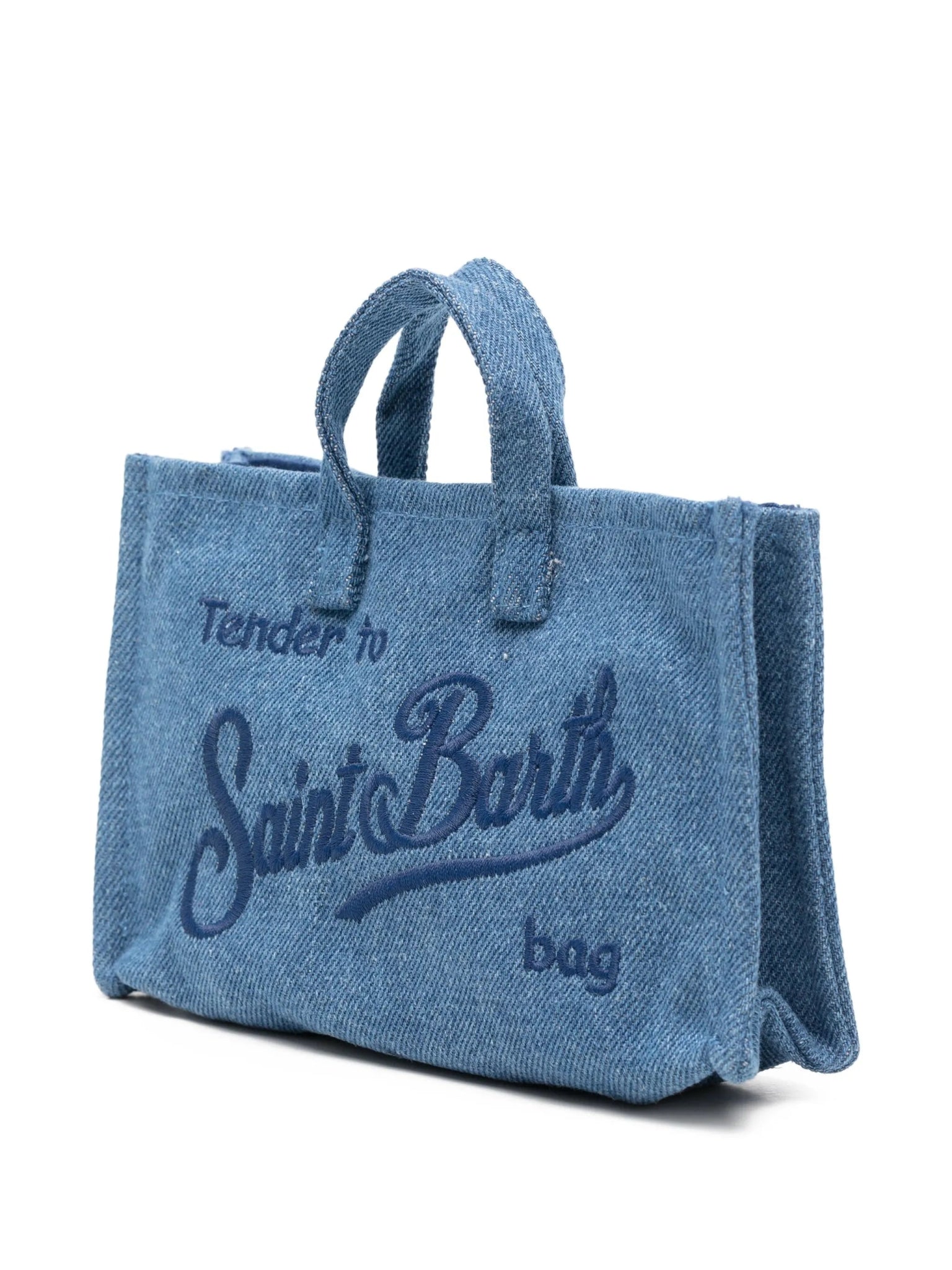 PHONE BAG IN DENIM BLU MC2 SAINT BARTH - Angel Luxury