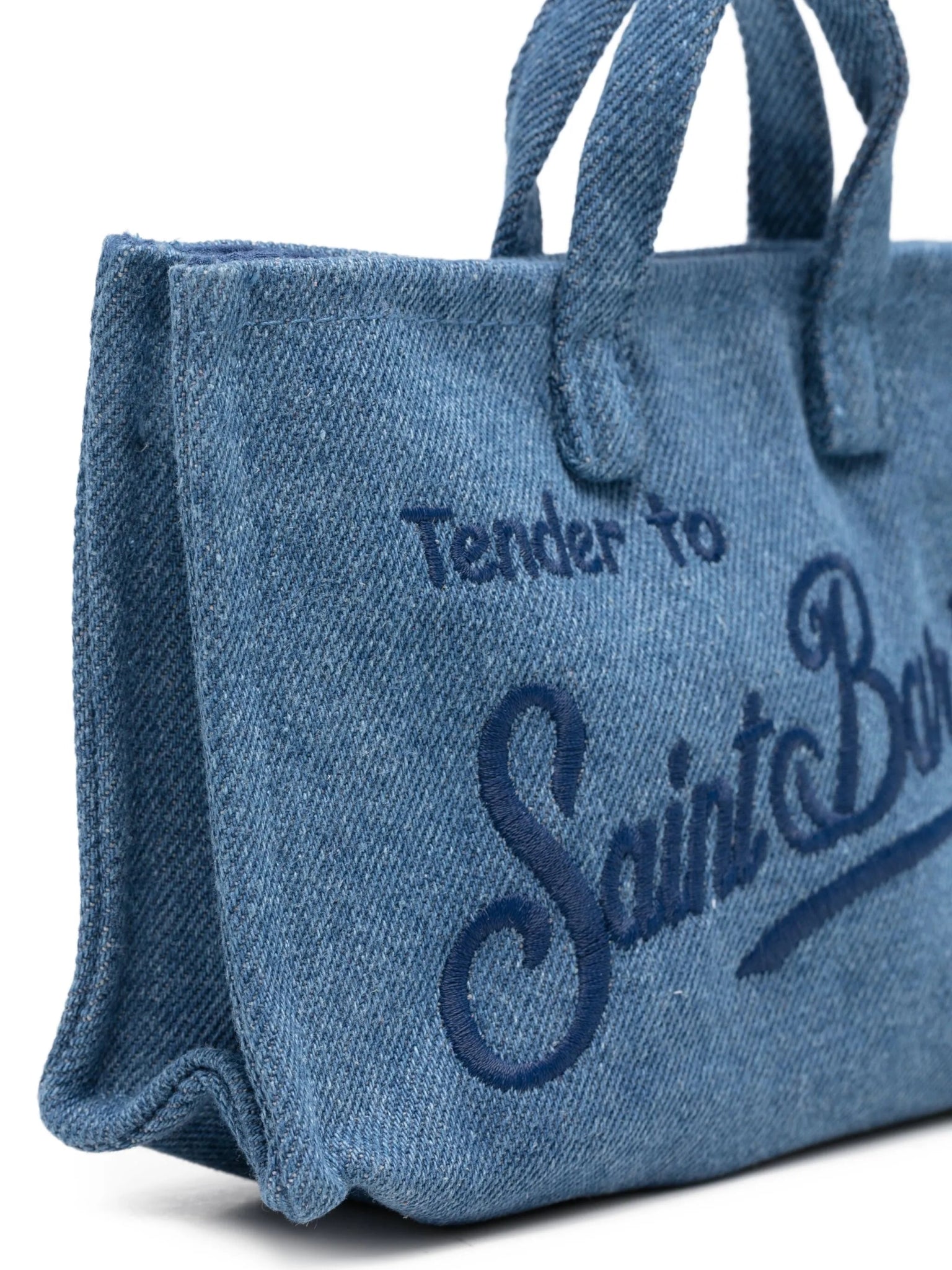 PHONE BAG IN DENIM BLU MC2 SAINT BARTH - Angel Luxury