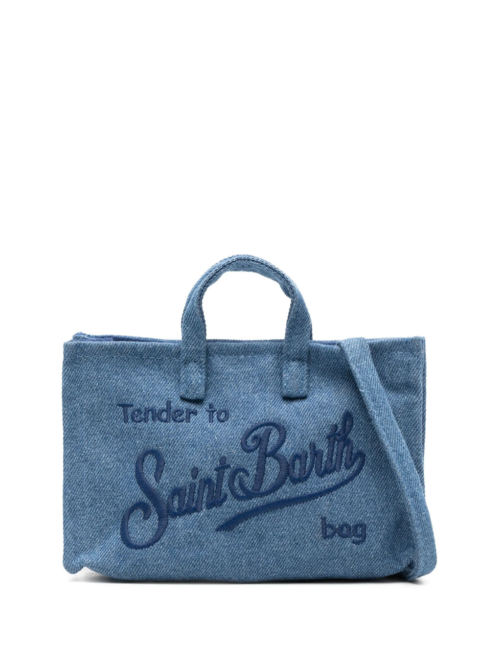 PHONE BAG IN DENIM BLU MC2 SAINT BARTH - Angel Luxury
