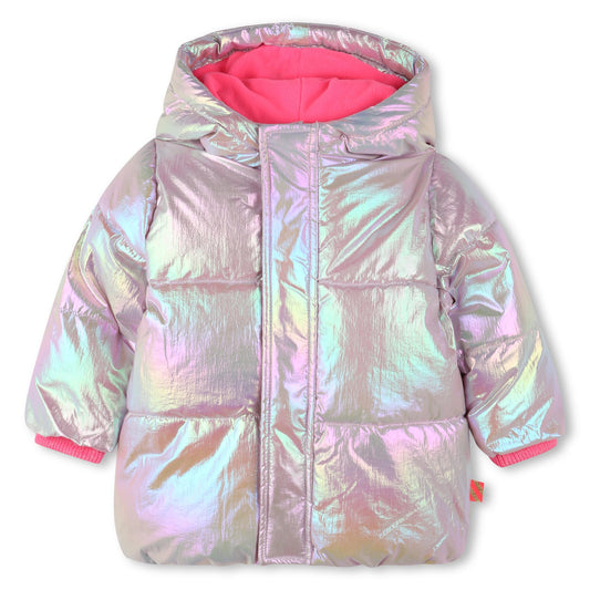 PIUMINO CON ZIP E CAPPUCCIO BILLIEBLUSH - Angel Luxury