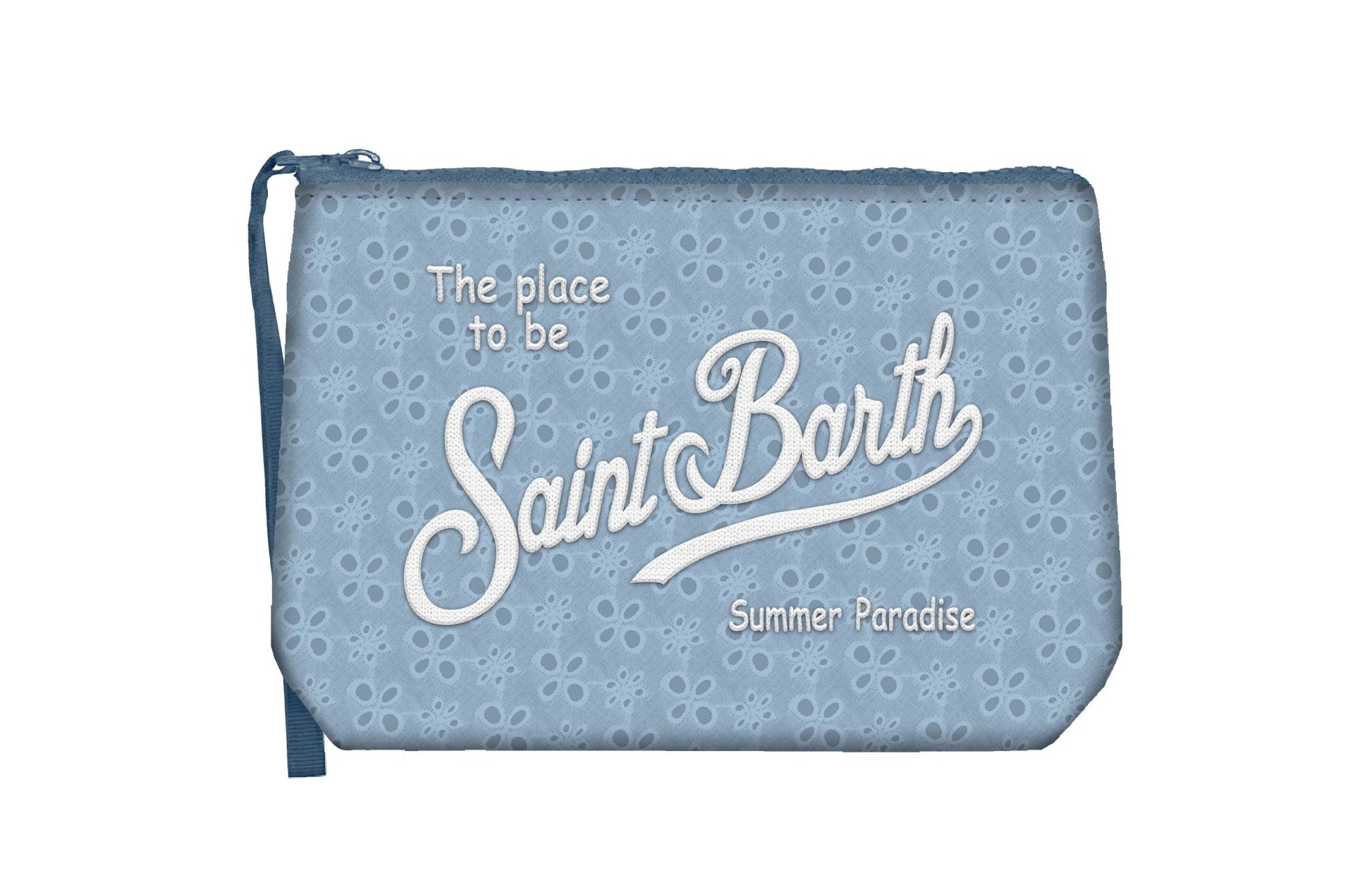 POCHETTE IN SANGALLO BLU MC2 SAINT BARTH - Angel Luxury