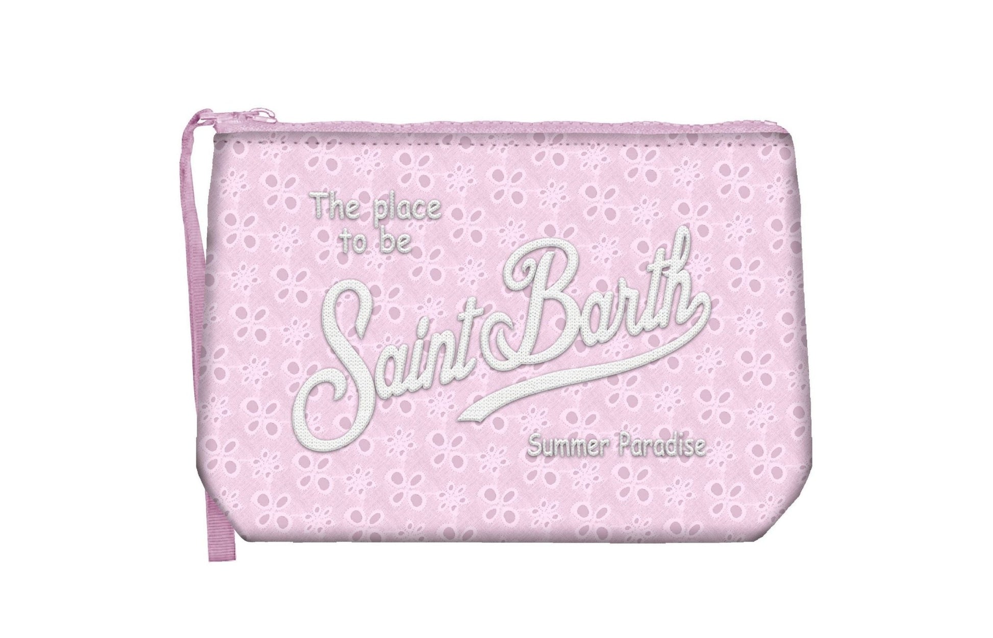 POCHETTE IN SANGALLO ROSA MC2 SAINT BARTH - Angel Luxury