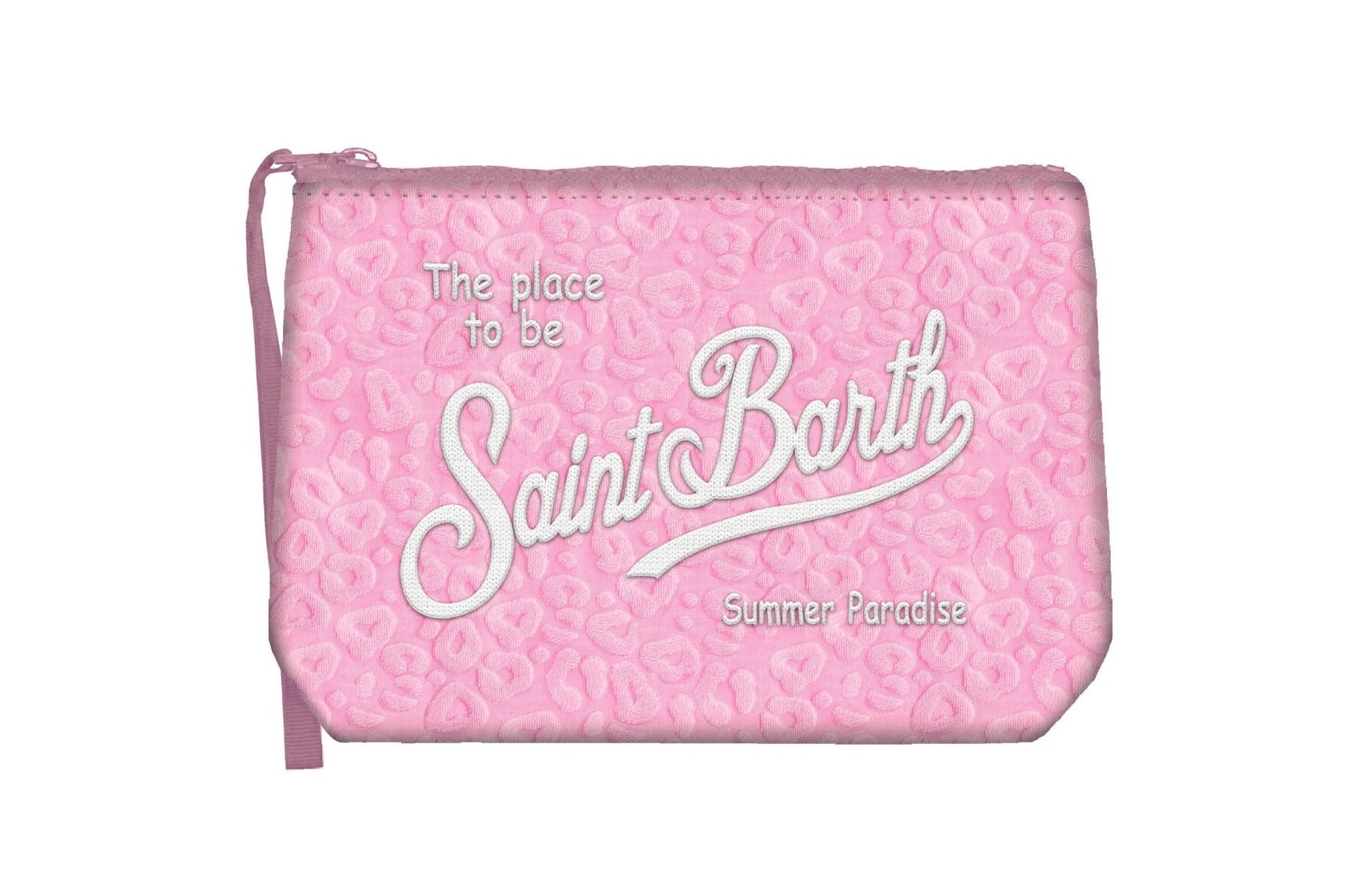 POCHETTE MC2 SAINT BARTH IN SPUGNA ROSA MACULATA - Angel Luxury