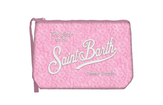 POCHETTE MC2 SAINT BARTH IN SPUGNA ROSA MACULATA - Angel Luxury