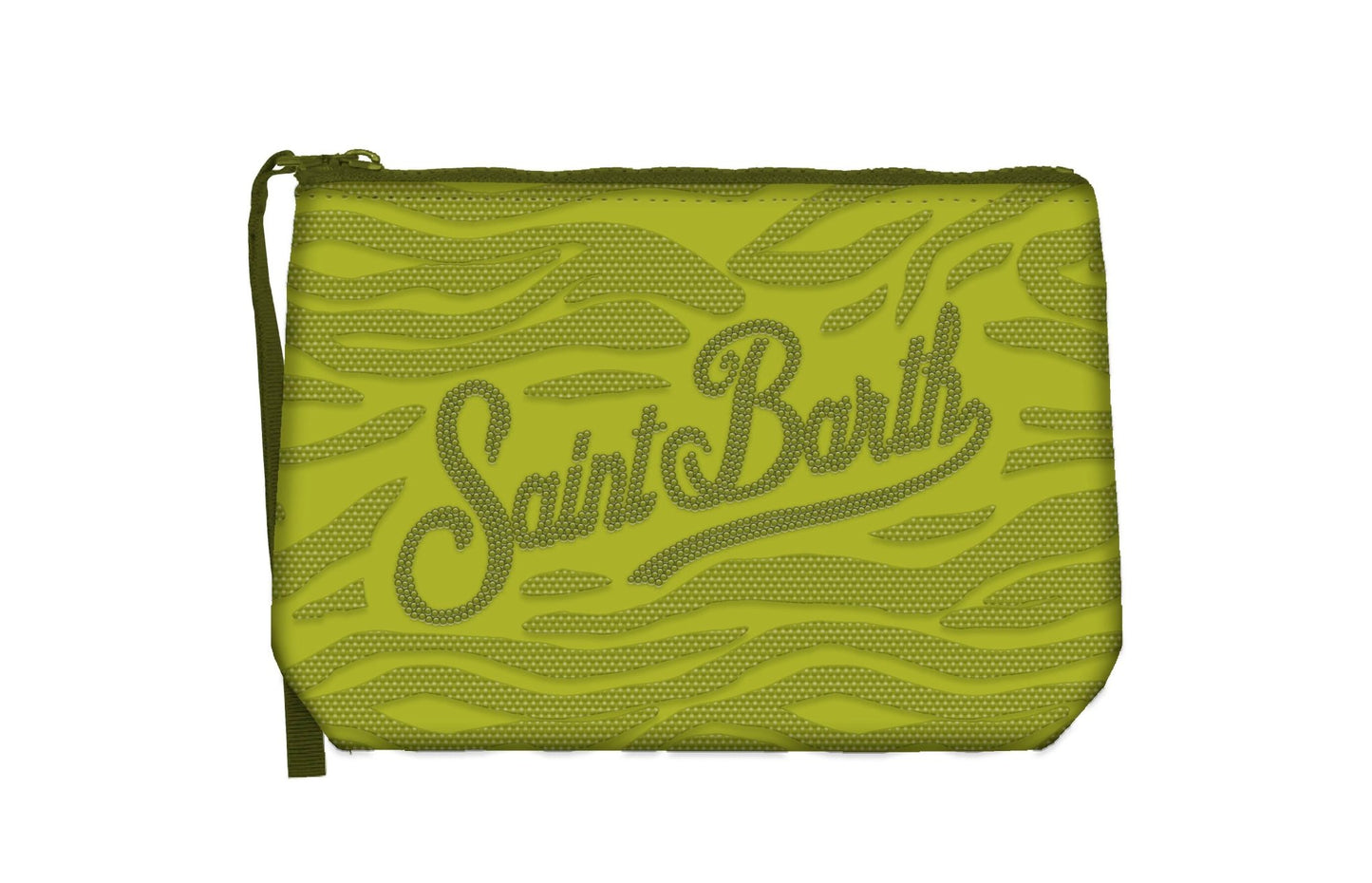 POCHETTE MC2 SAINT BARTH VERDE CON STRASS - Angel Luxury