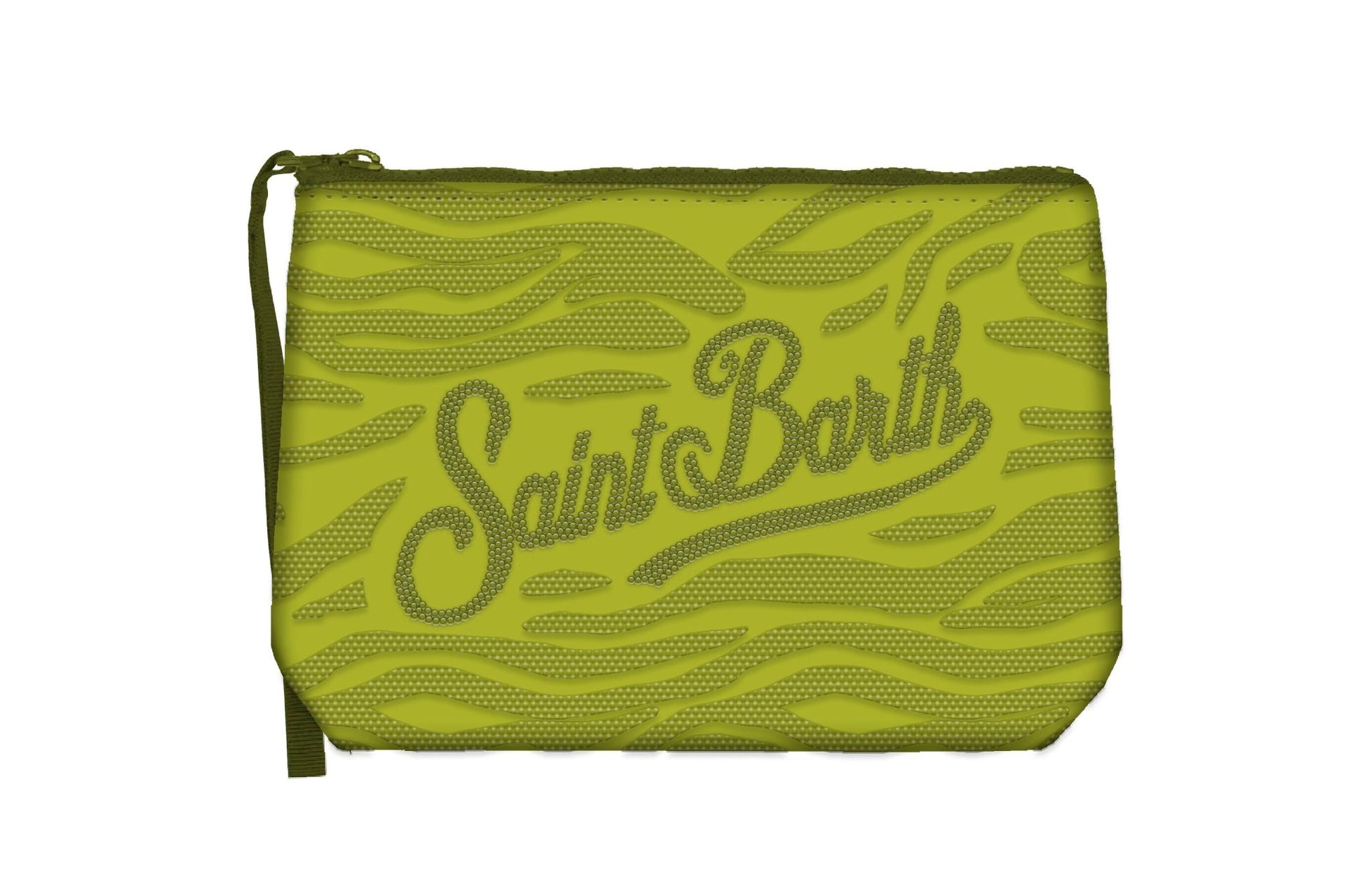 POCHETTE MC2 SAINT BARTH VERDE CON STRASS - Angel Luxury