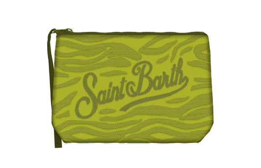 POCHETTE MC2 SAINT BARTH VERDE CON STRASS - Angel Luxury