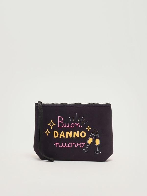 POCHETTE NERA " BUON DANNO NUOVO" DI MC2 SAINT BARTH - Angel Luxury