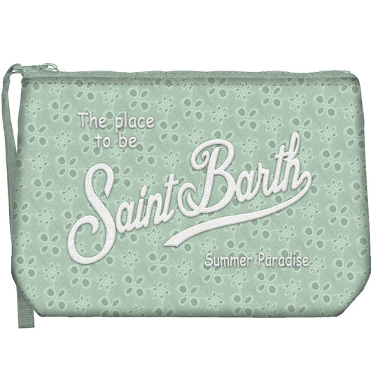 POCHETTE SANGALLO VERDE MC2 SAINT BARTH - Angel Luxury