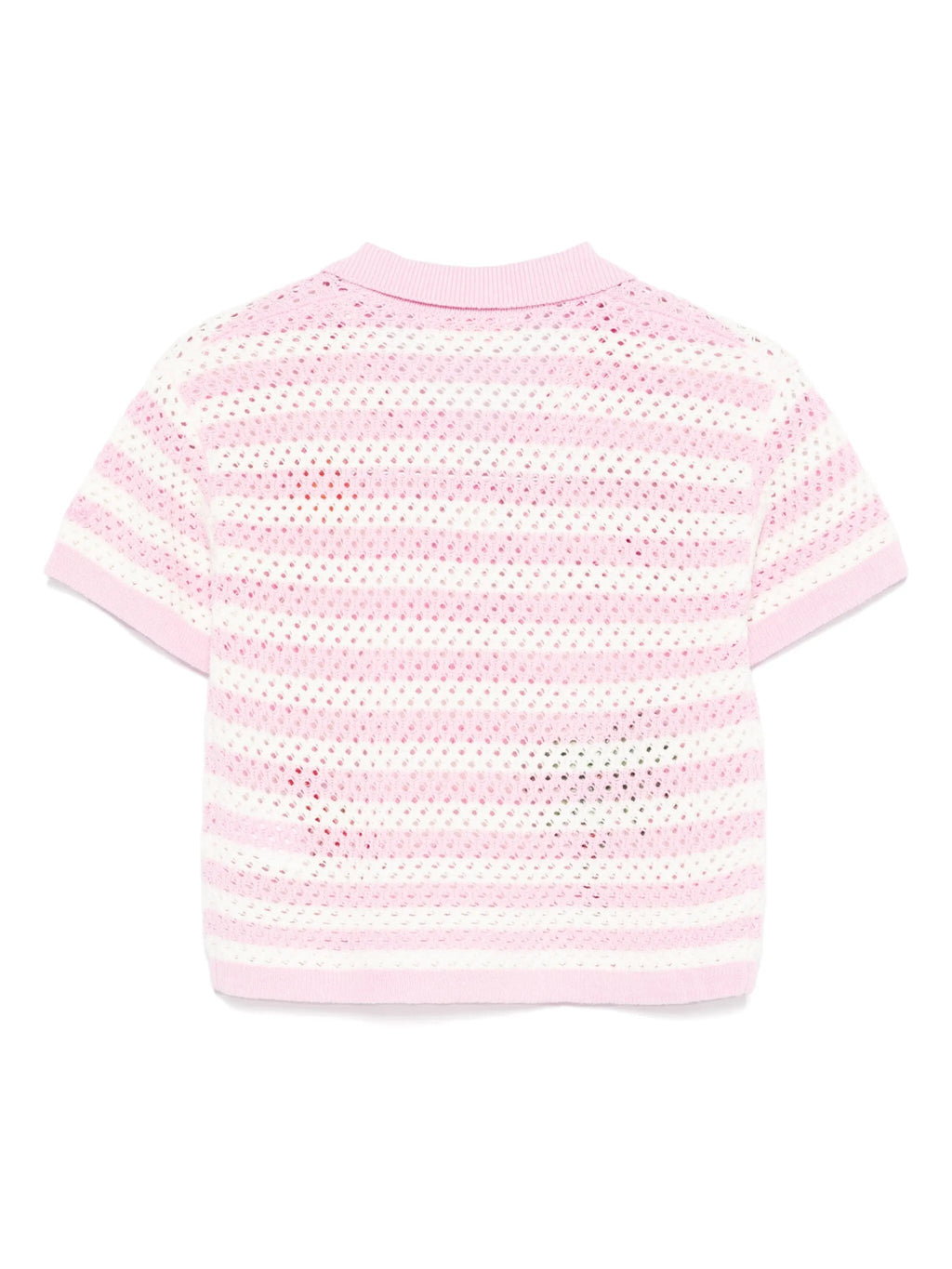 POLO AD UNCINETTO CON RICAMI MARE ROSA/BANCO MC2 SAINT BARTH - Angel Luxury