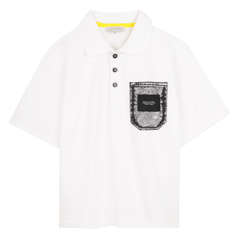 POLO BIANCA CON LOGO MARC JACOBS - Angel Luxury