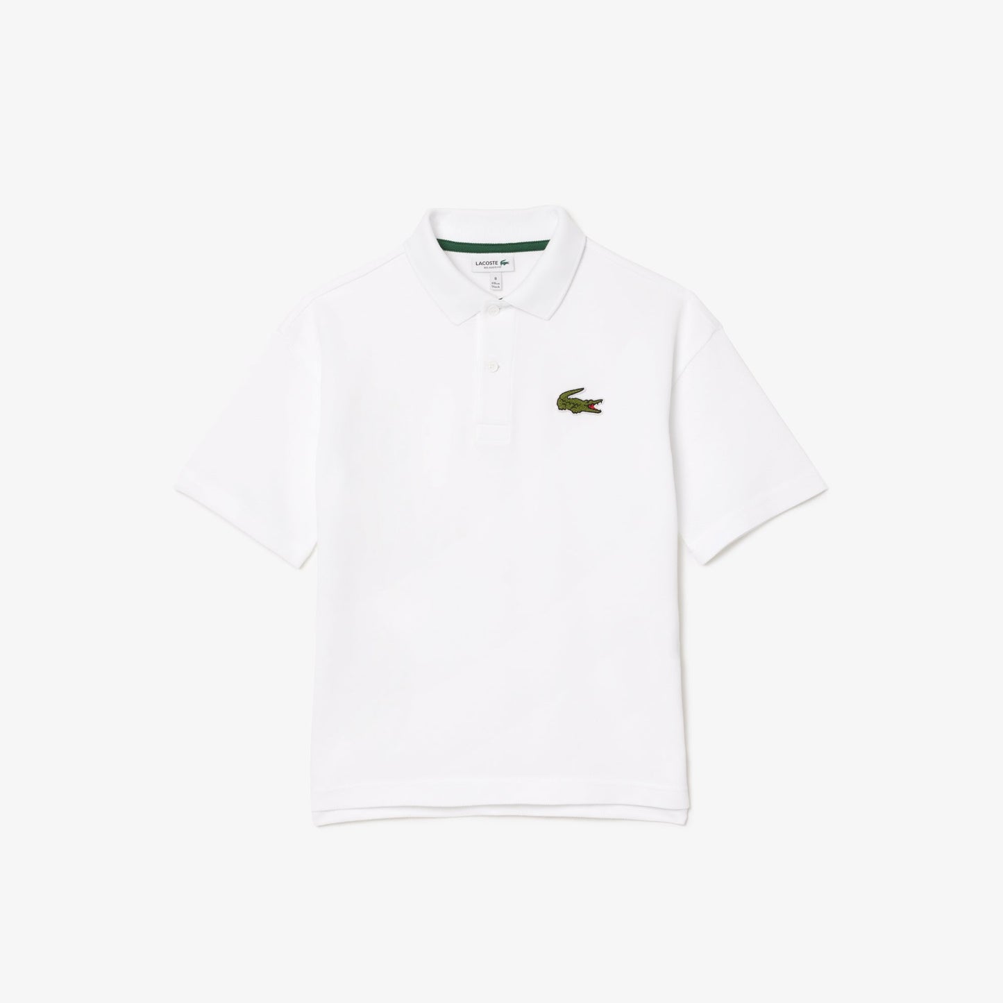 POLO BIANCA LOGO LACOSTE - Angel Luxury
