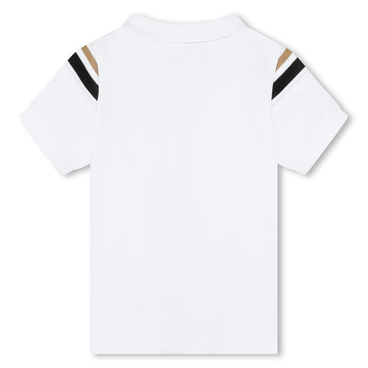 POLO BIANCA SCRITTA BOSS - Angel Luxury