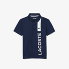 POLO BLU LOGO LACOSTE - Angel Luxury