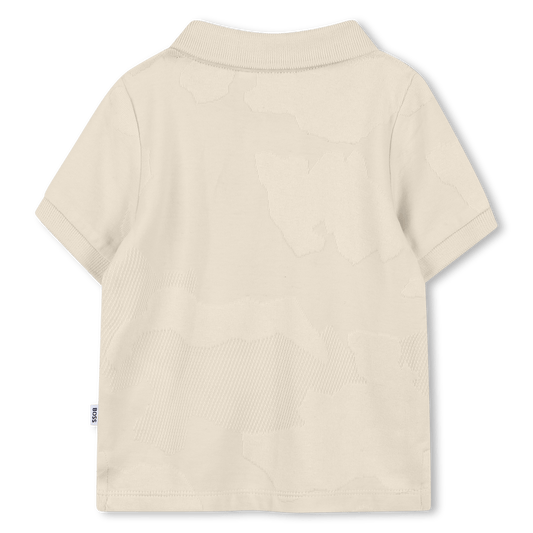POLO CON FANTASIA SABBIA BOSS - Angel Luxury