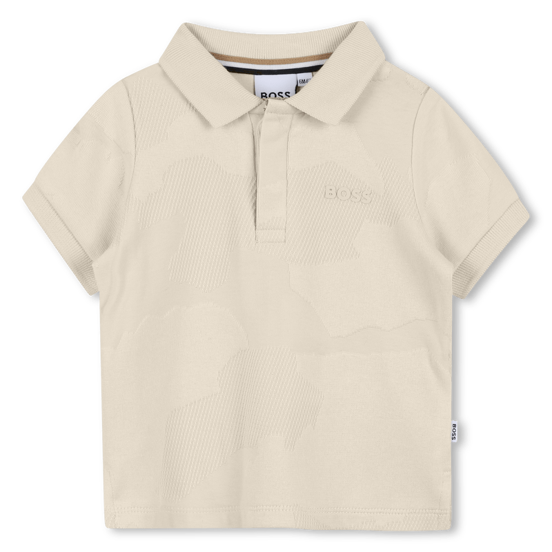 POLO CON FANTASIA SABBIA BOSS - Angel Luxury