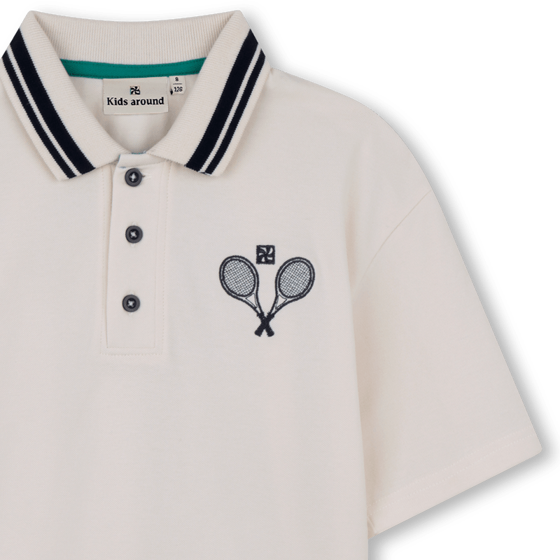 POLO CON FANTASIA TENNIS KIDS AROUND - Angel Luxury
