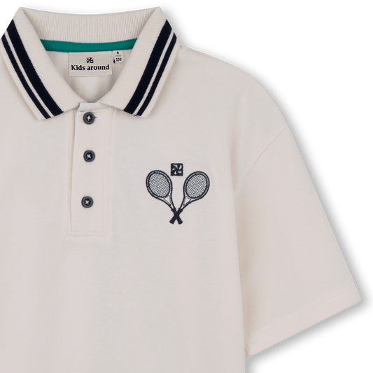 POLO CON FANTASIA TENNIS KIDS AROUND - Angel Luxury