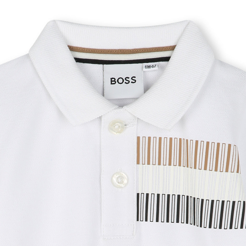 POLO CON LOGO A RIGHE HUGO BOSS - Angel Luxury