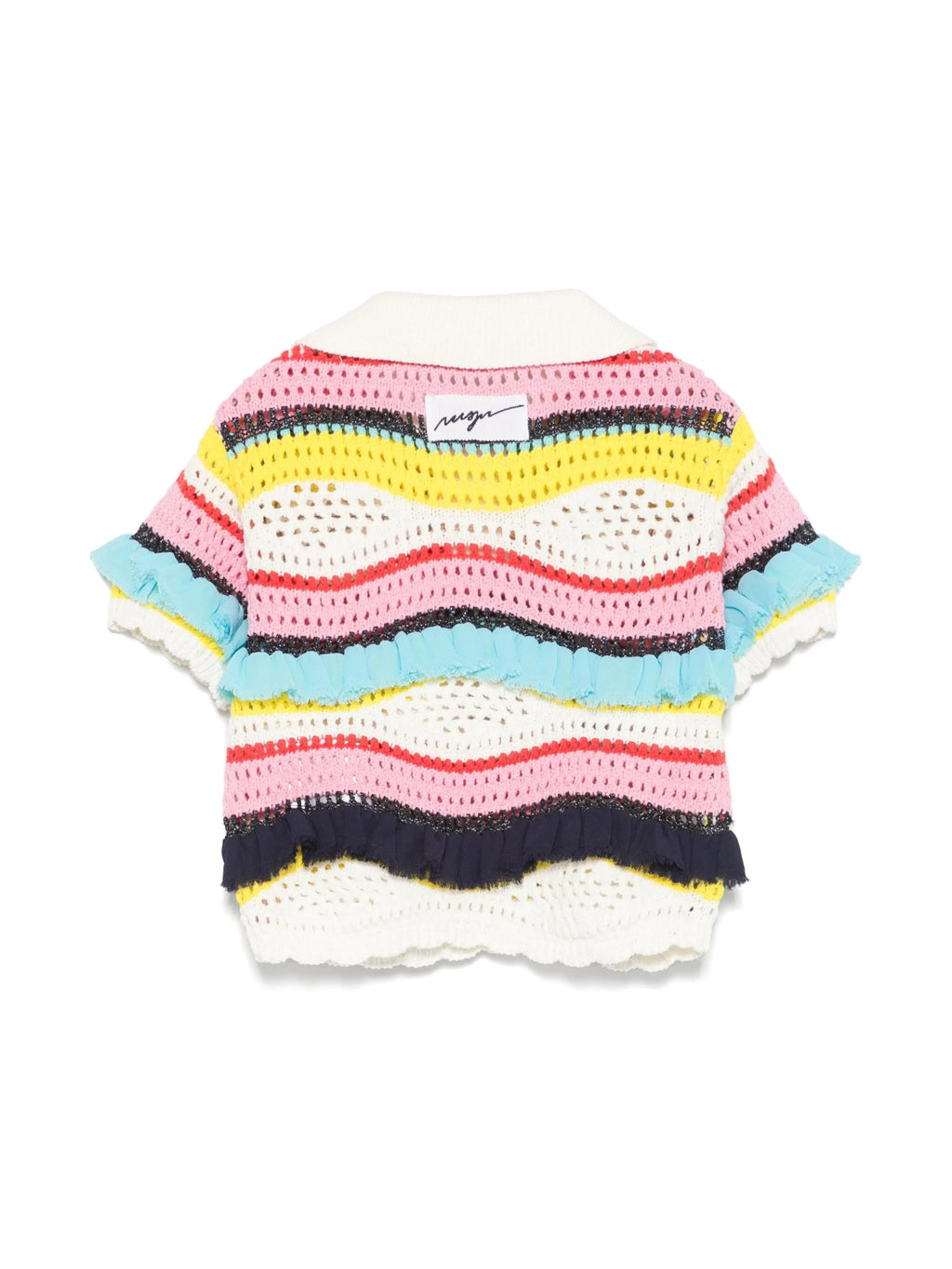 POLO TRAFORATA MULTICOLOR MSGM - Angel Luxury