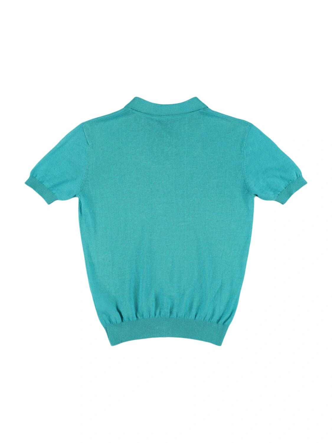 POLO VERDE ACQUA MSGM - Angel Luxury