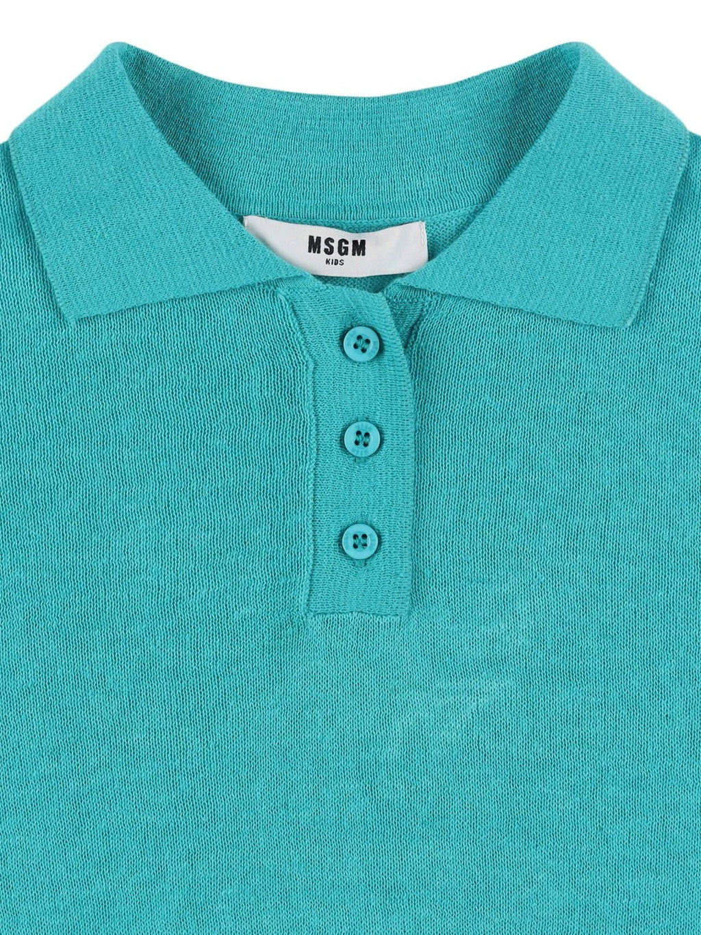 POLO VERDE ACQUA MSGM - Angel Luxury